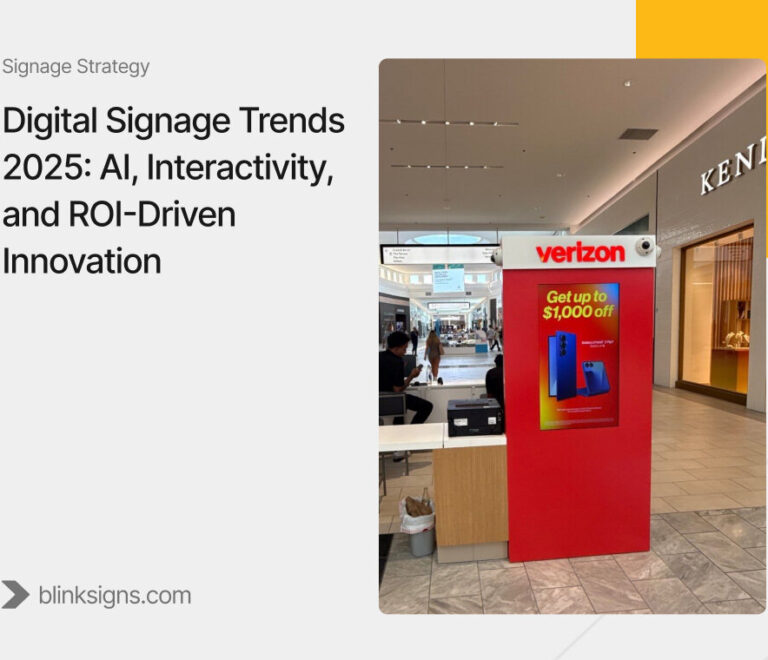 Digital Signage Trends: AI, Interactivity, and ROI-Driven Innovation