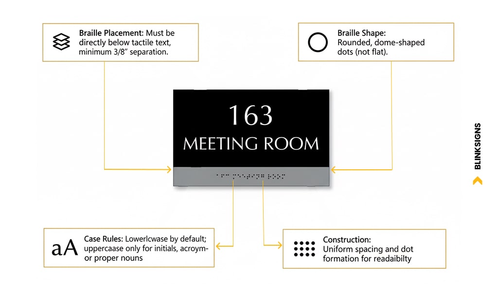 ADA Braille Signage Requirements