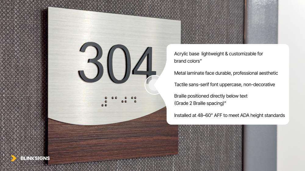 ADA Interior Signage Requirements