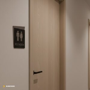 ADA Signage Compliance Mistakes: Common Errors and Legal Issues 6 Poor Contrast Between Text and Background