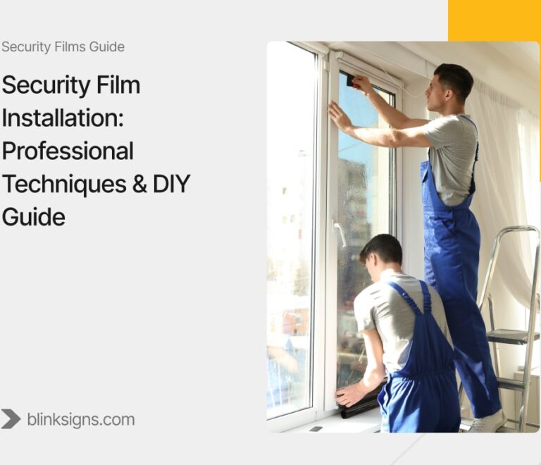 Security Film Installation: Professional Techniques and DIY Guide
