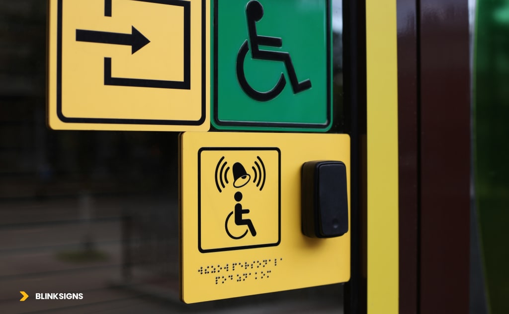 Tactile, Braille, and Visual Accessibility Requirements