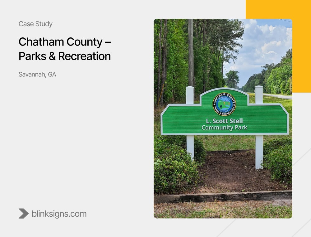 Chatham County Parks & Recreation Signage Project