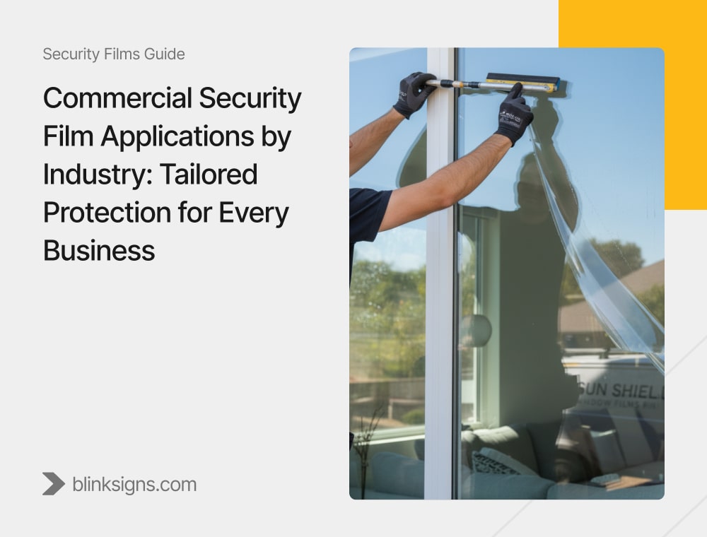 Commercial Security Film Applications by Industry