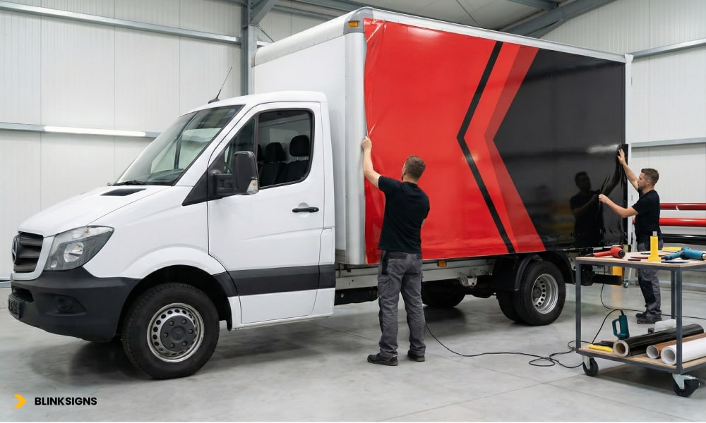 Commercial Vehicle Wrap Installation and Fitting