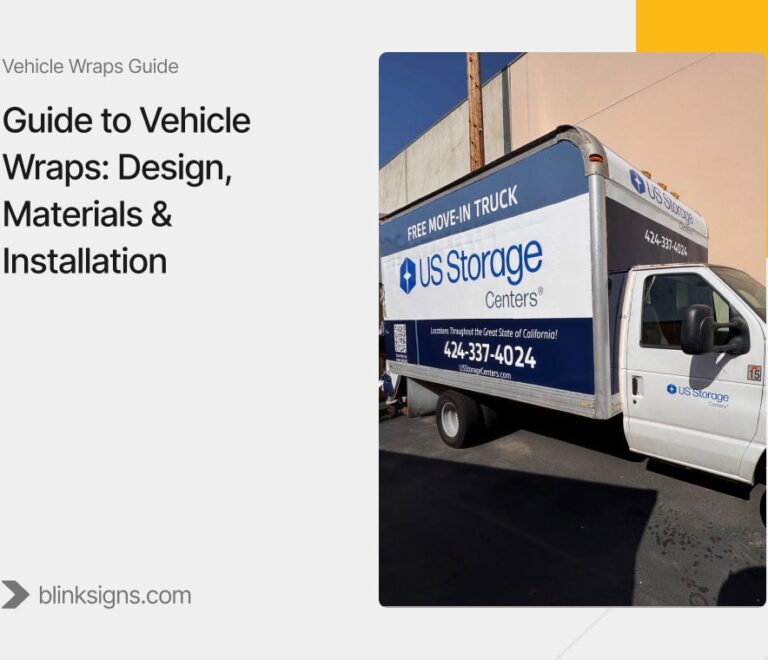 Guide to Vehicle Wraps: Design, Materials & Installation