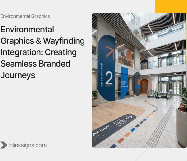 Environmental Graphics & Wayfinding Integration: Creating Seamless Branded Journeys