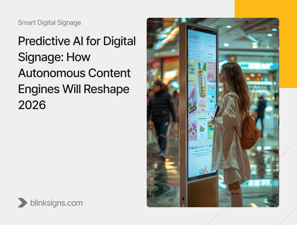 Predictive AI for Digital Signage in 2026