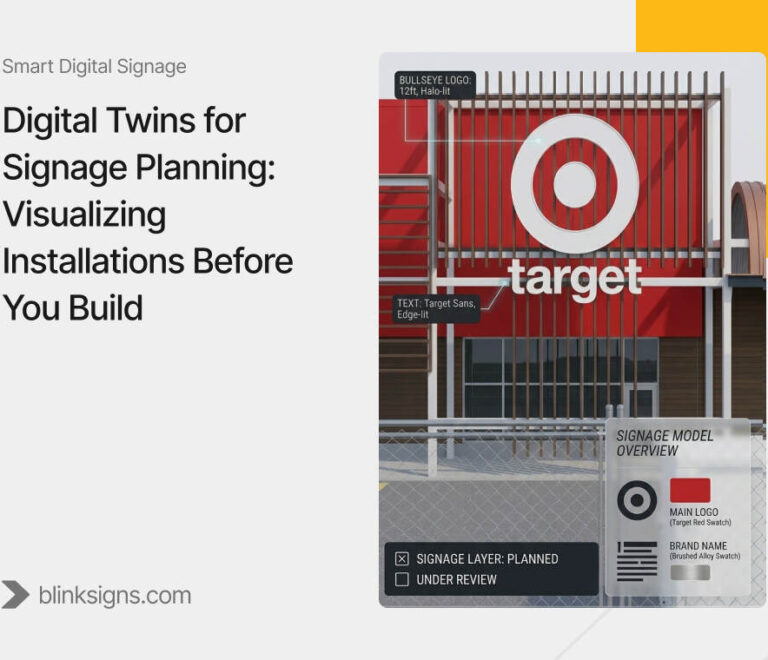 Digital Twins for Signage Planning: Visualizing Installations Before You Build