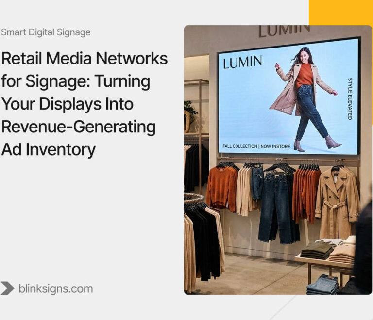 Retail Media Networks for Signage: Turning Your Displays Into Revenue-Generating Ad Inventory