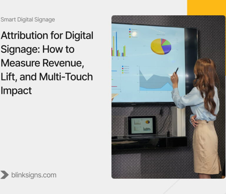 Attribution for Digital Signage: How to Measure Revenue, Lift, and Multi-Touch Impact