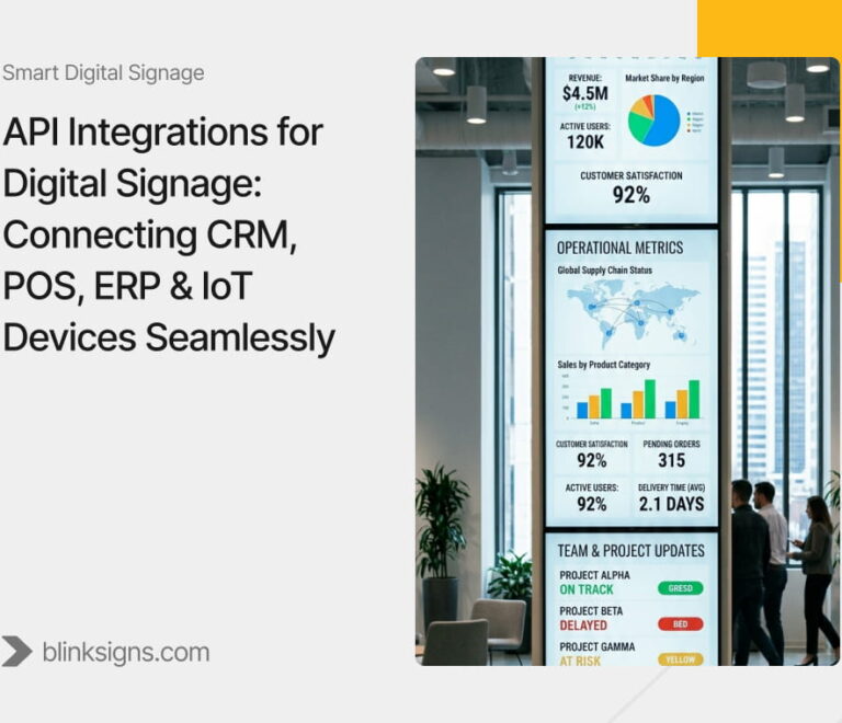 API Integrations for Digital Signage: Connecting CRM, POS, ERP & IoT Devices Seamlessly