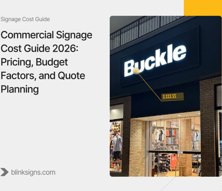 Commercial Signage Cost Guide 2026_ Pricing, Budget Factors, and Quote Planning
