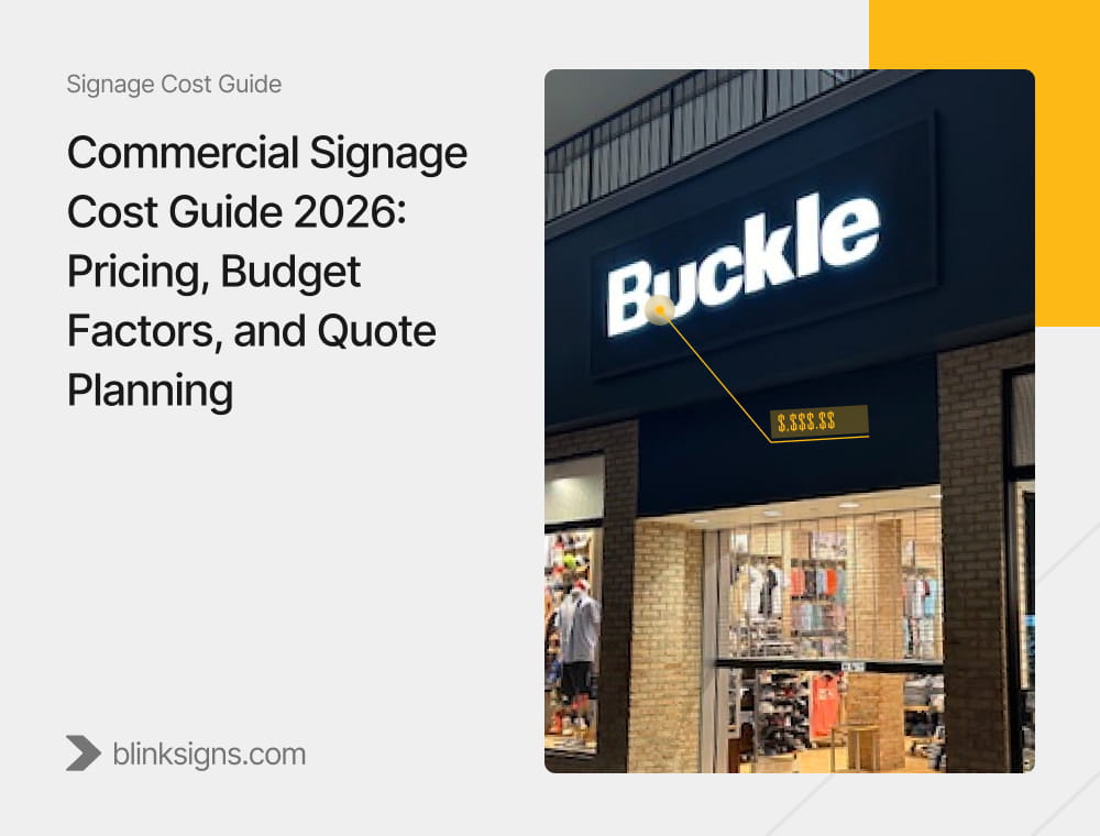Commercial Signage Cost Guide 2026_ Pricing, Budget Factors, and Quote Planning
