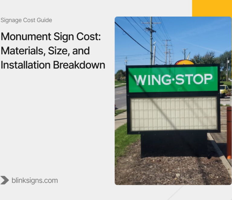 Monument Sign Cost: Materials & Installation Guide