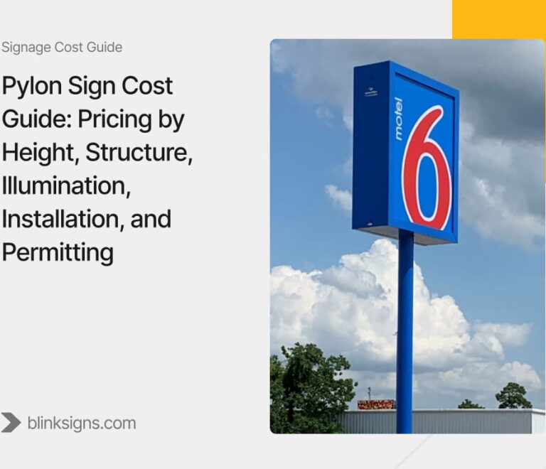 Pylon Sign Cost Guide_ Pricing by Height, Structure, Illumination, Installation, and Permitting