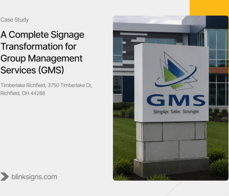 A Complete Signage Transformation for Group Management Services (GMS)