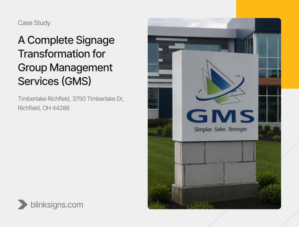 A Complete Signage Transformation for Group Management Services (GMS)